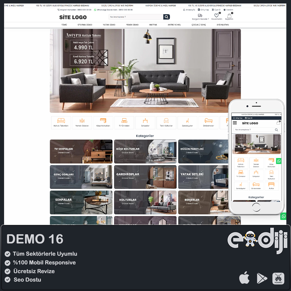 Opencart E-Ticaret Paketi - 16