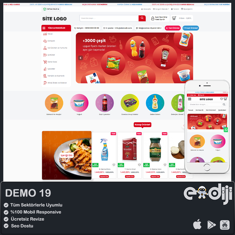 Opencart E-Ticaret Paketi - 19