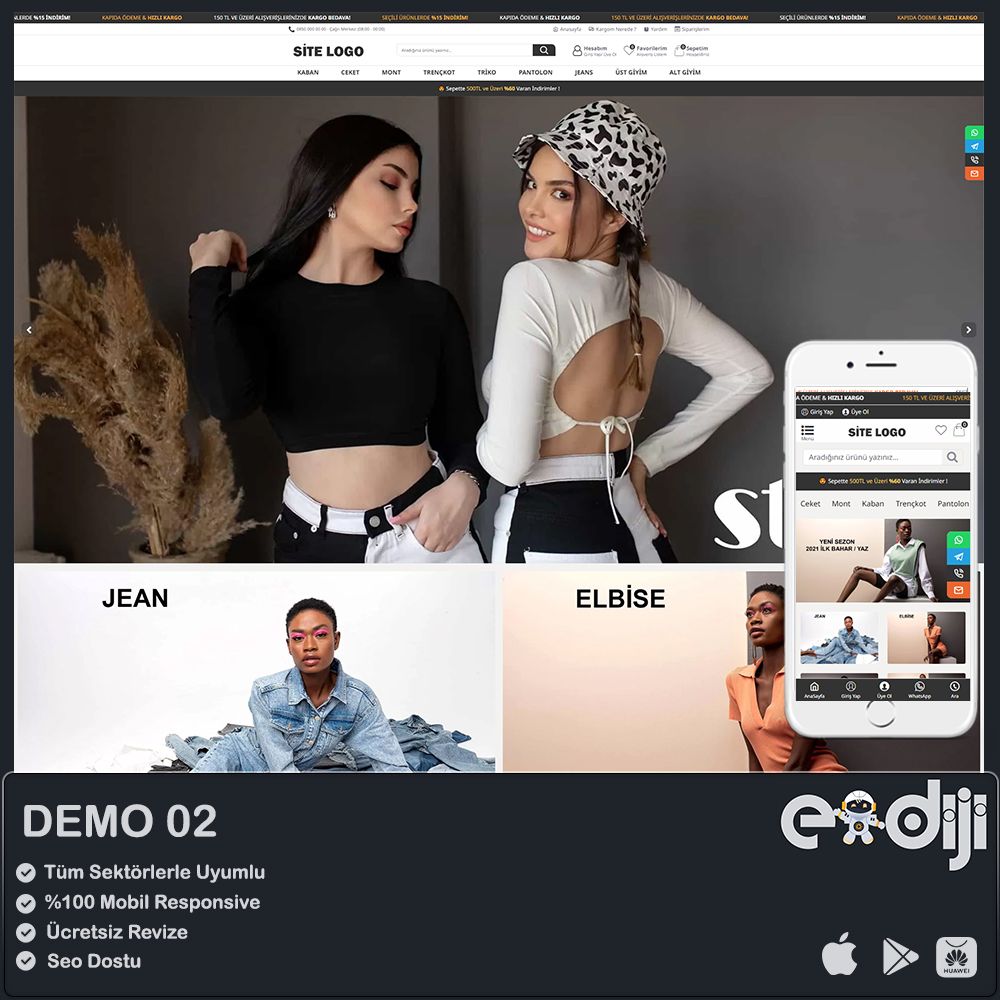 Opencart E-Ticaret Paketi - 2
