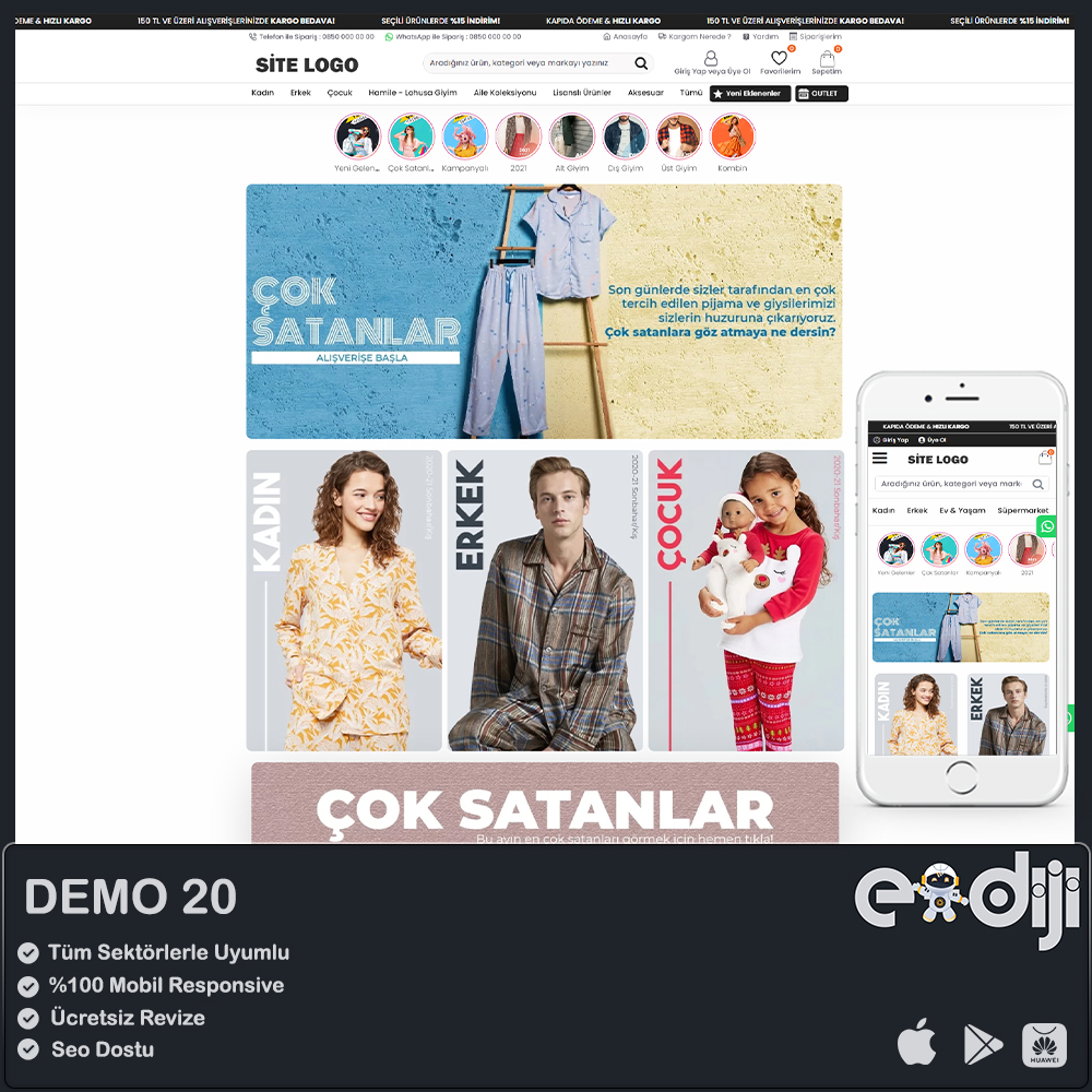 Opencart E-Ticaret Paketi - 20