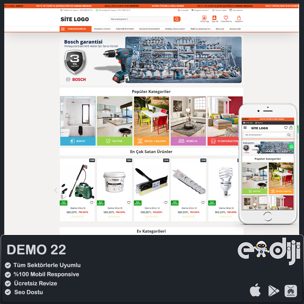 Opencart E-Ticaret Paketi - 22