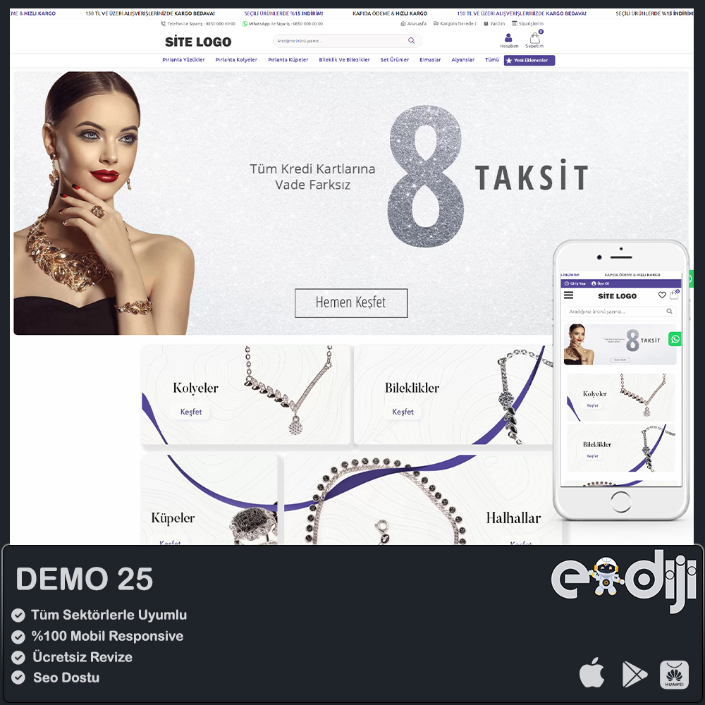 Opencart E-Ticaret Paketi - 25