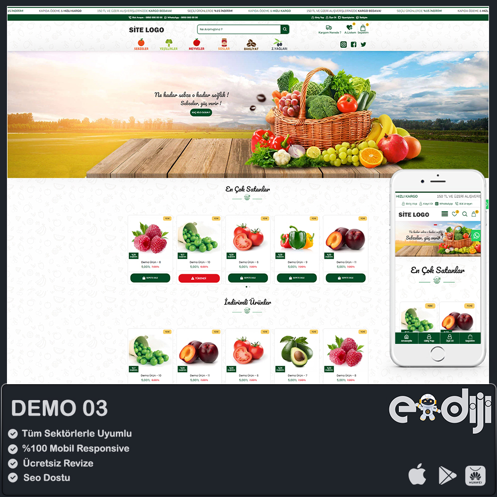 Opencart E-Ticaret Paketi - 3