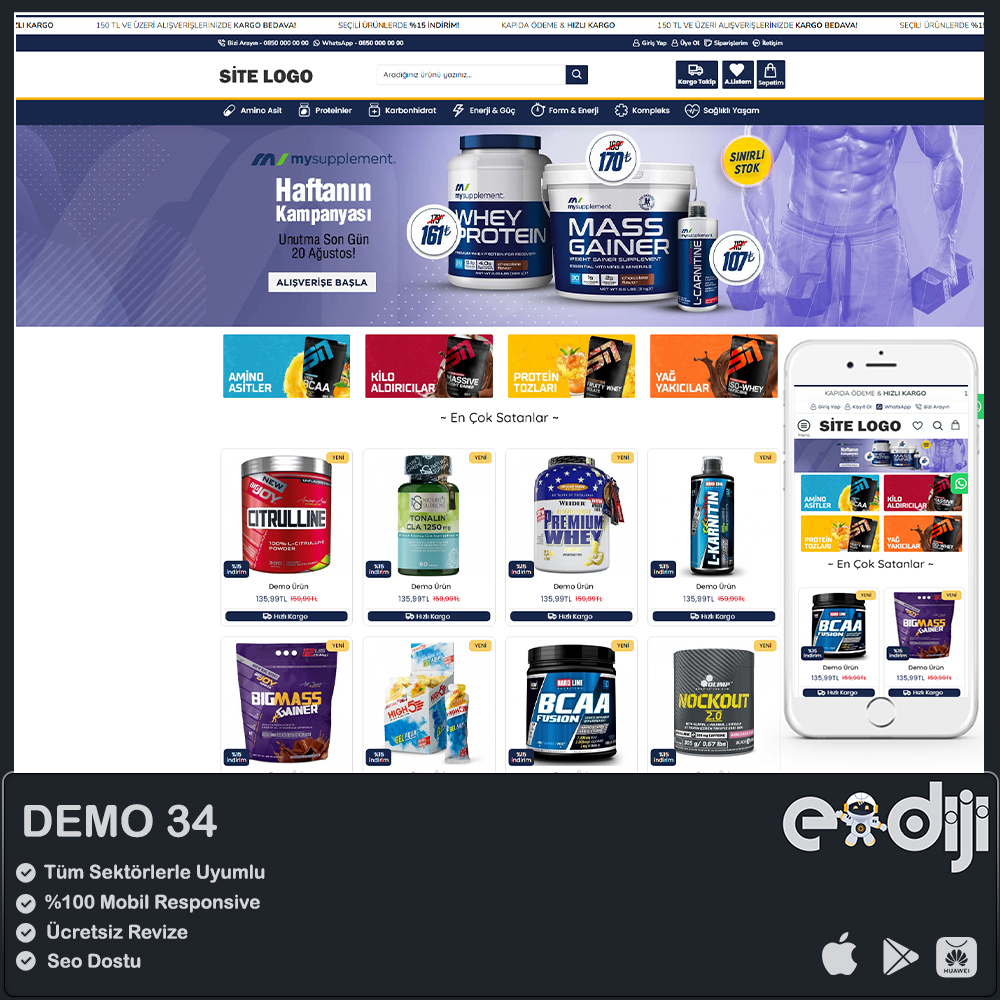 Opencart E-Ticaret Paketi - 34