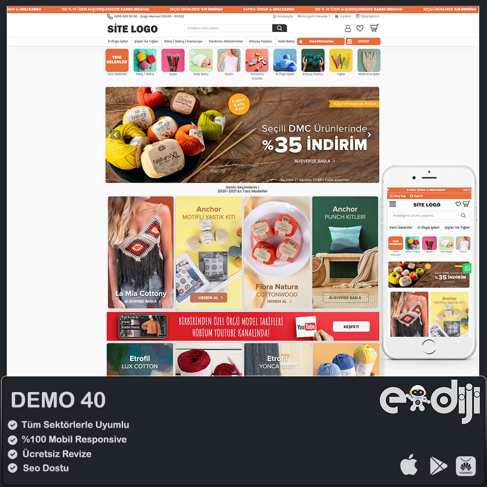 Opencart E-Ticaret Paketi - 40