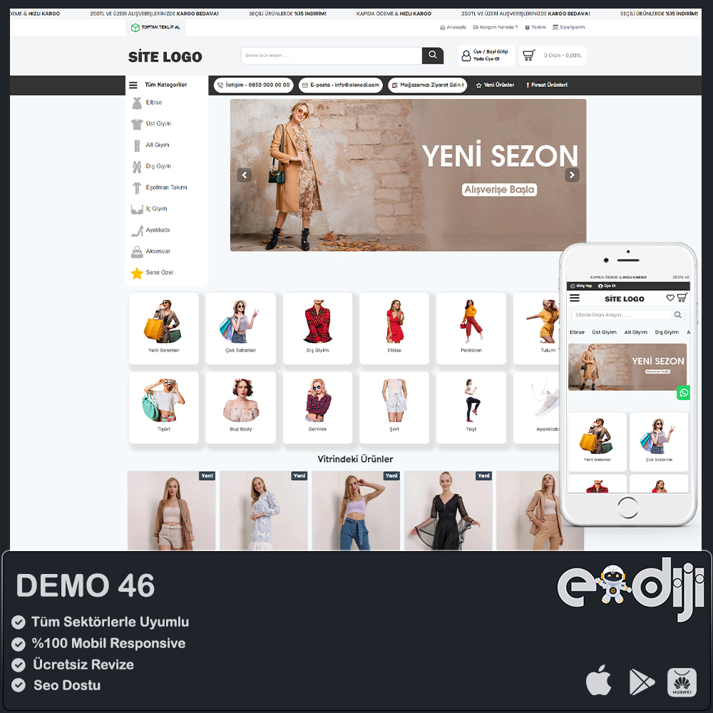 Opencart E-Ticaret Paketi - 46