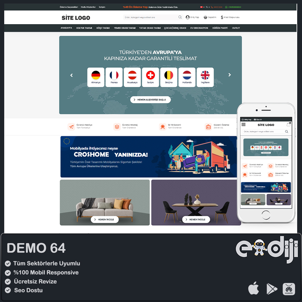 Opencart E-Ticaret Paketi - 64