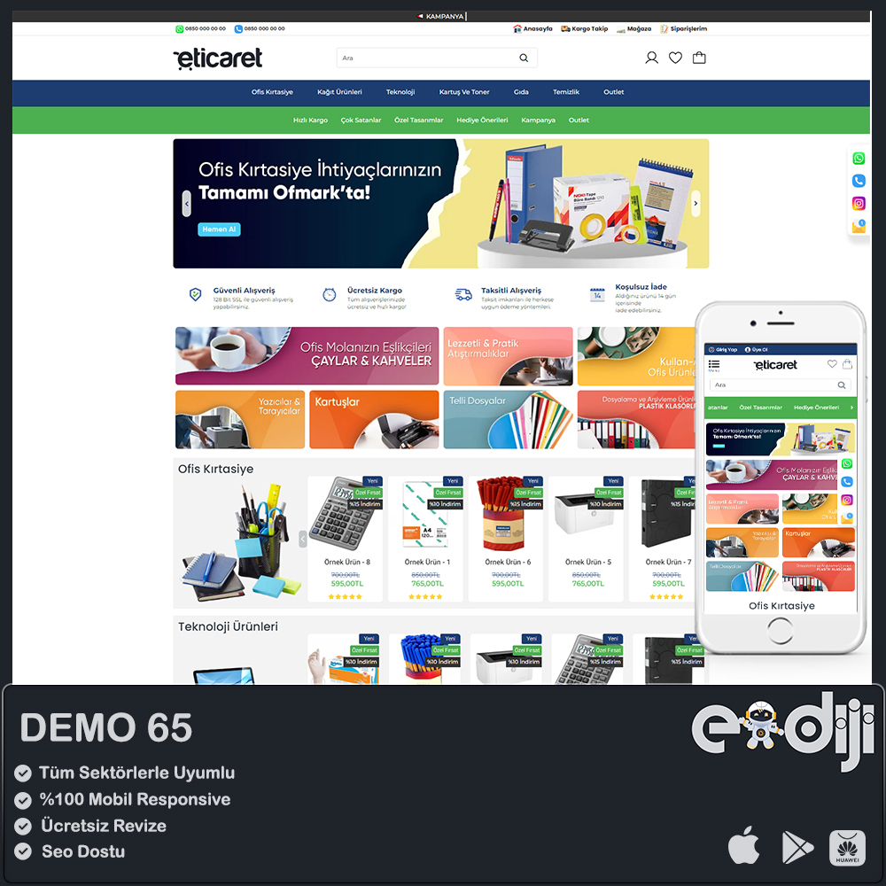 Opencart E-Ticaret Paketi - 65