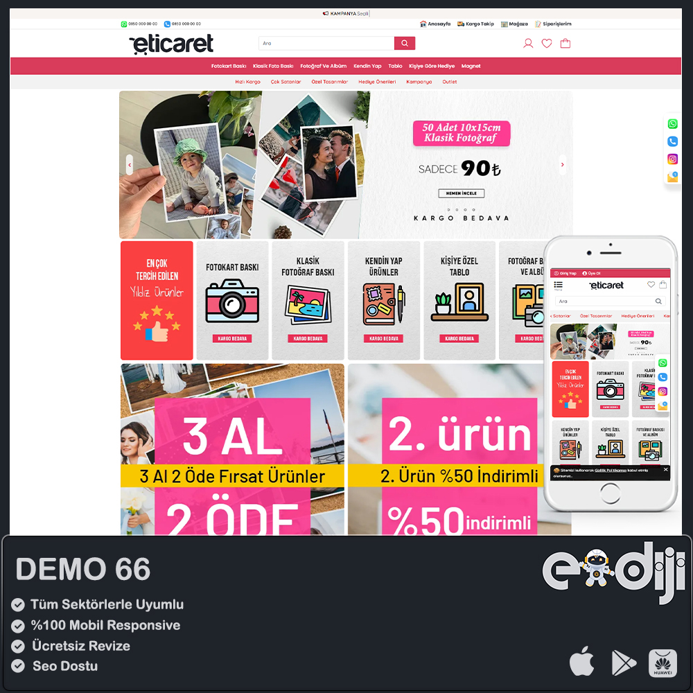Opencart E-Ticaret Paketi - 66