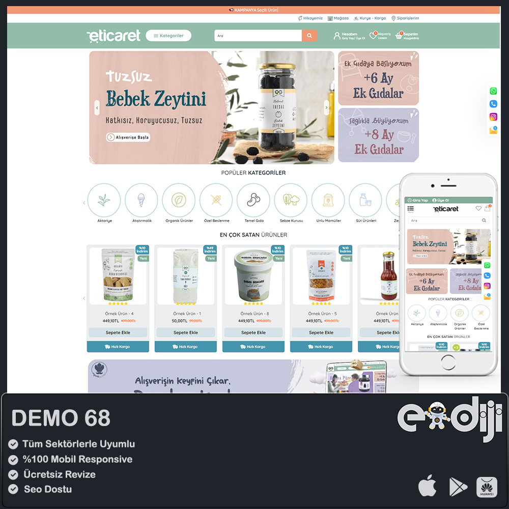 Opencart E-Ticaret Paketi - 68