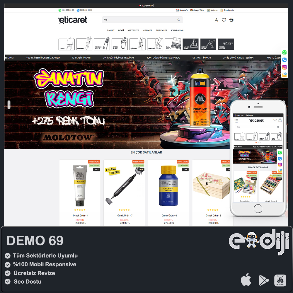 Opencart E-Ticaret Paketi - 69