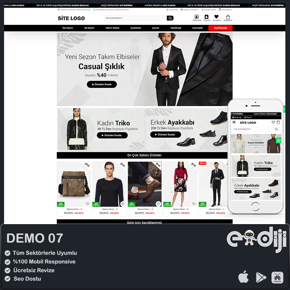 Opencart E-Ticaret Paketi - 7