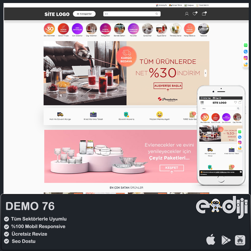 Opencart E-Ticaret Paketi - 76