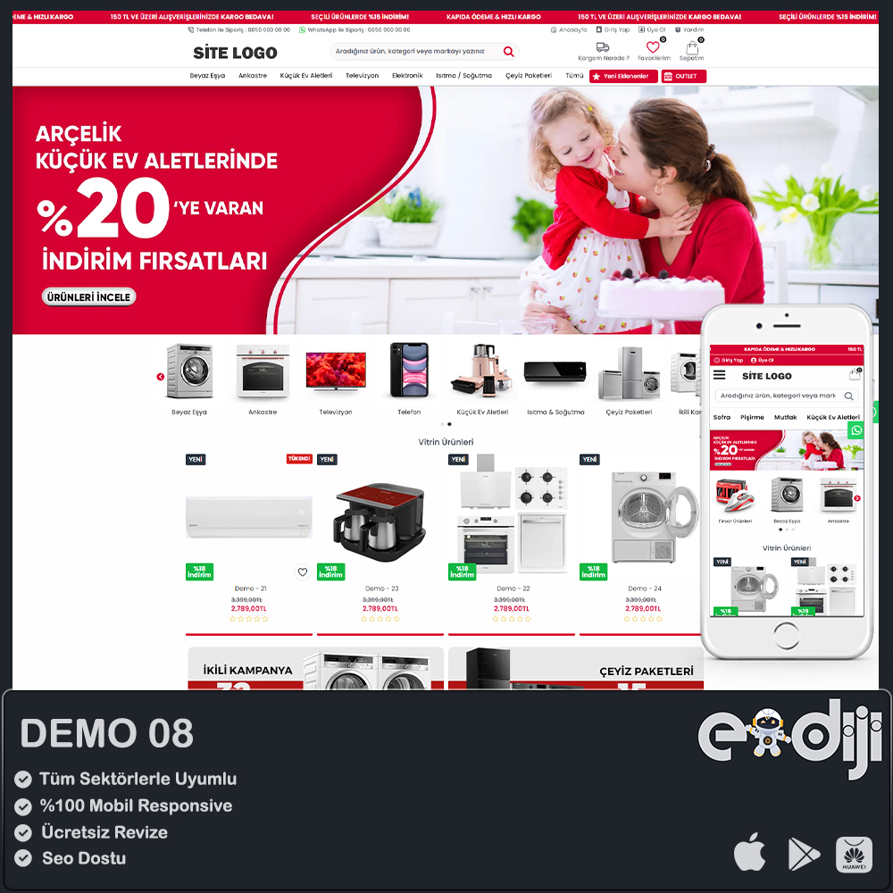 Opencart E-Ticaret Paketi - 8