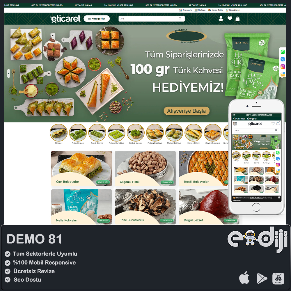 Opencart E-Ticaret Paketi - 81
