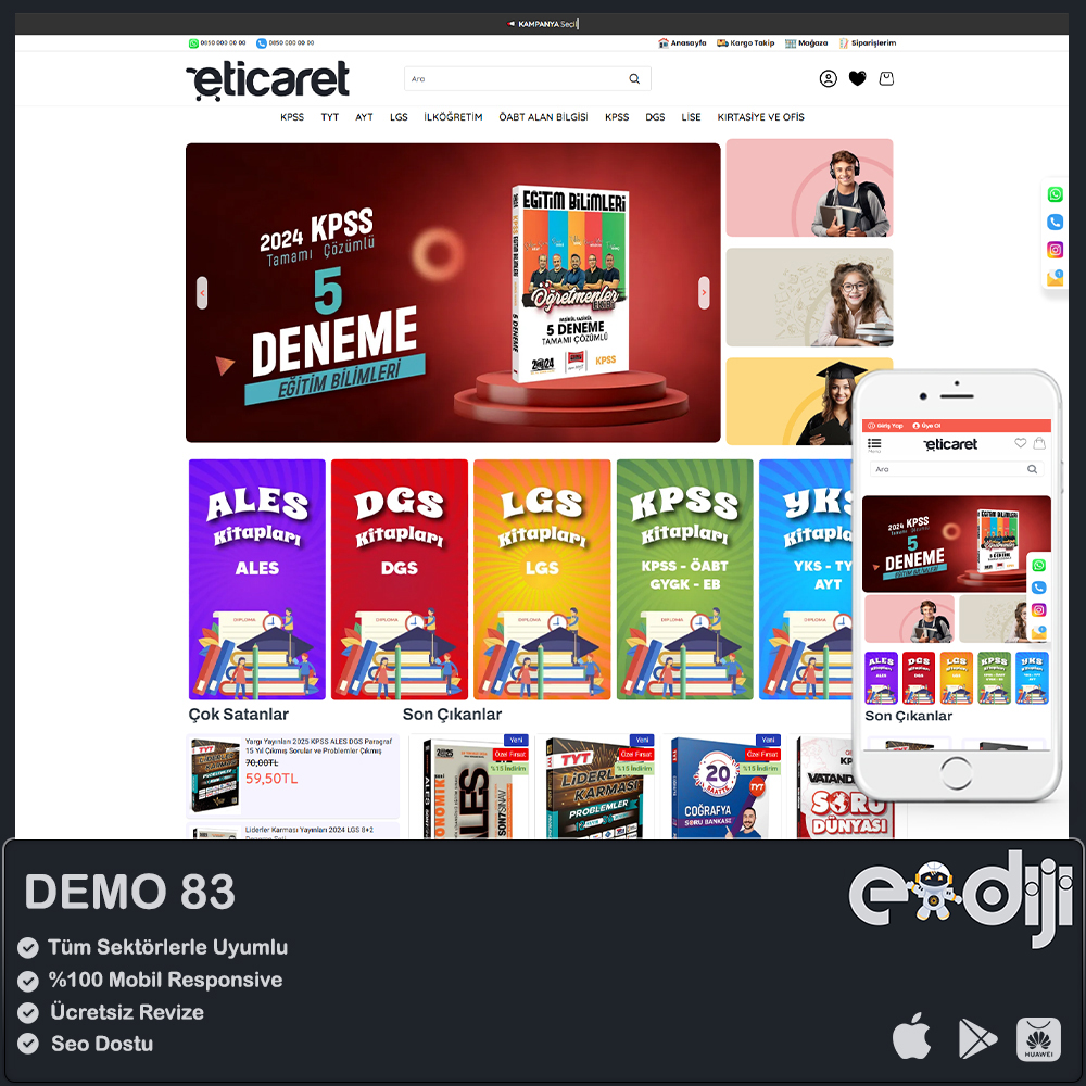 Opencart E-Ticaret Paketi - 83